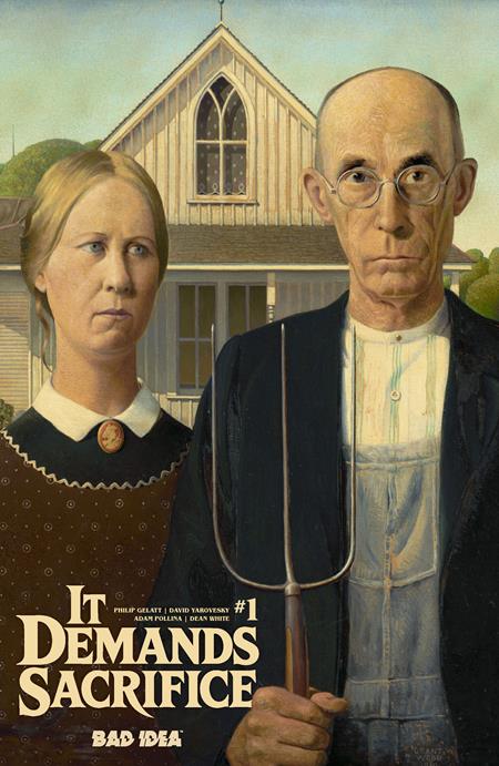 IT DEMANDS SACRIFICE #1 ((OF 4) CVR E GRANT WOOD OLD MASTERS VAR) - PREORDER