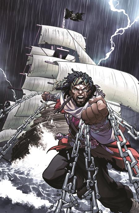 SHAQUILLE ONEAL PRESENTS VENGEANCE UNCHAINED THE LEGEND OF BLACK CAESAR #1 ((OF 5) CVR D RAY ANTHONY HEIGHT FOIL FULL ART VAR) - PREORDER