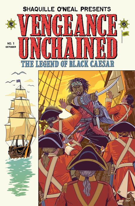 SHAQUILLE ONEAL PRESENTS VENGEANCE UNCHAINED THE LEGEND OF BLACK CAESAR #1 ((OF 5) CVR E MATT TALBOT EC PIRACY HOMAGE FOIL VAR) - PREORDER
