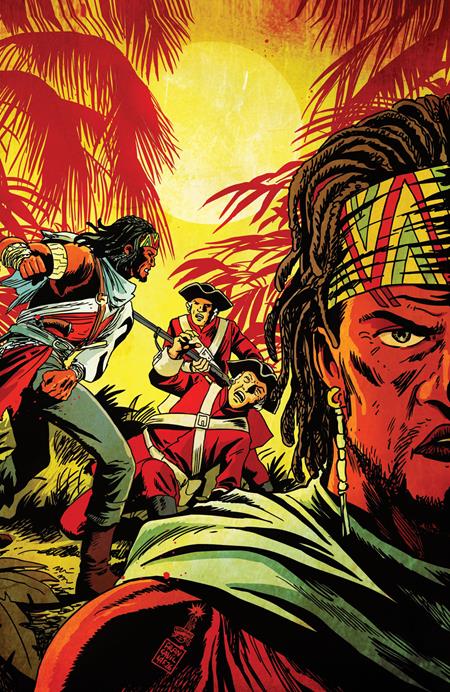 SHAQUILLE ONEAL PRESENTS VENGEANCE UNCHAINED THE LEGEND OF BLACK CAESAR #1 ((OF 5) CVR F FRANCESCO FRANCAVILLA CONNECTING FOIL VAR) - PREORDER