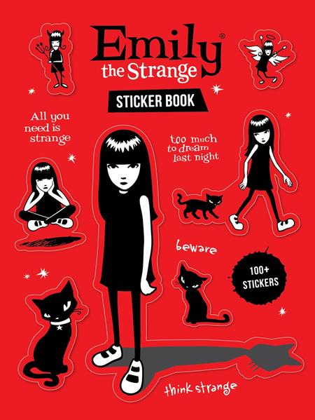 EMILY THE STRANGE STICKER BOOK TP - PREORDER