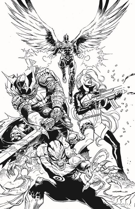 SPAWN SCORCHED #56 (CVR B YILDIRAY CINAR B&W VIRGIN VAR) - PREORDER