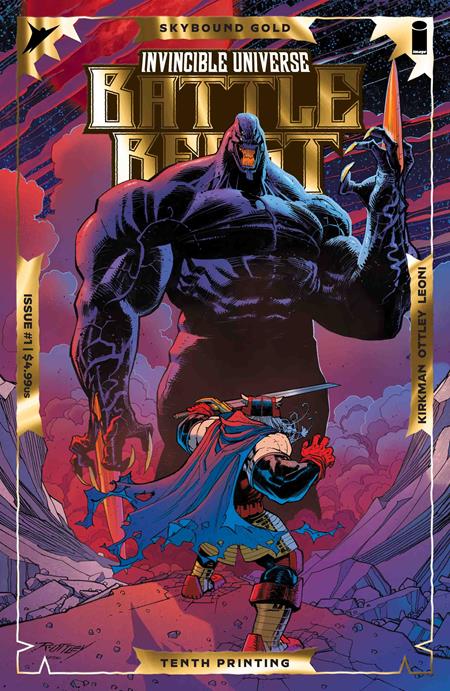 INVINCIBLE UNIVERSE BATTLE BEAST #1 (10TH PTG CVR B RYAN OTTLEY & ANNALISA LEONI EMBOSS & GOLD FOIL VAR) - PREORDER