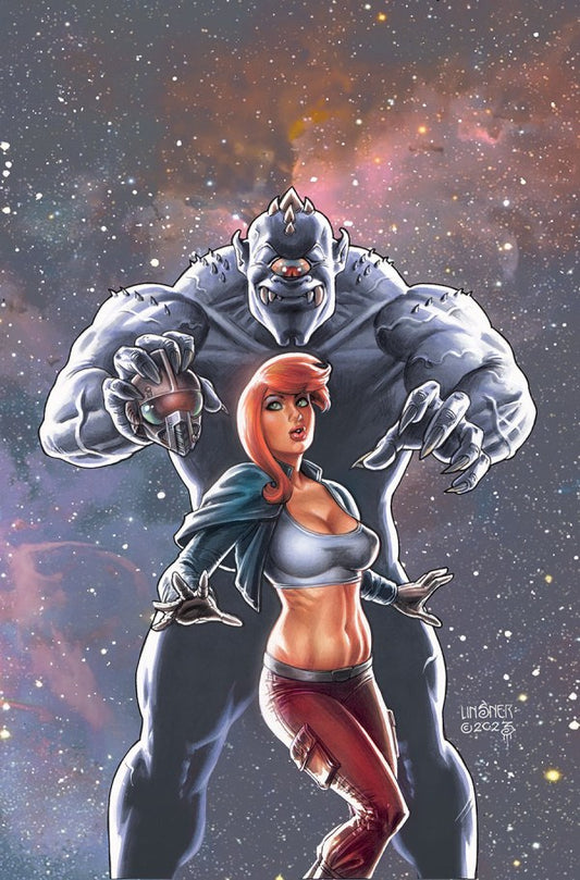 Space Truckin' #1 (Cover G 1:10 Joseph Michael Linsner Virgin Variant)