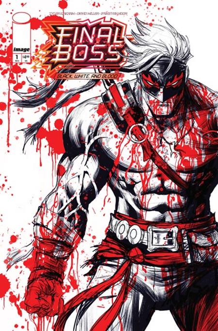 FINAL BOSS #1 (BLACK WHITE AND BLOOD REPRINT CVR A TYLER KIRKHAM (MR)) - PREORDER