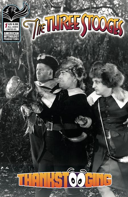 THREE STOOGES THANKSTOOGING #1 ((ONE SHOT) CVR D LIMITED EDITION B&W PHOTO VAR) - PREORDER