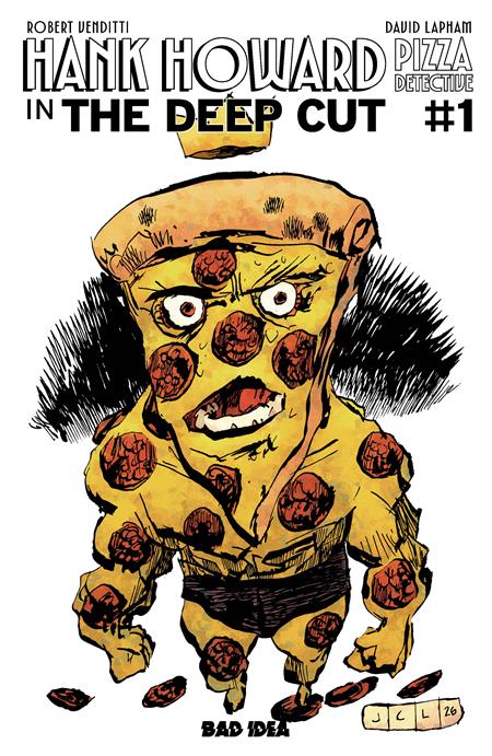 HANK HOWARD PIZZA DETECTIVE THE DEEP CUT #1 ((ONE SHOT) CVR C PIZZA BY JESSE LONERGAN VAR) - PREORDER