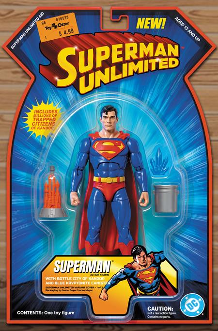 SUPERMAN UNLIMITED #20 (CVR B JASON GEYER SUPERMAN WITH KANDOR ACTION (FIGURE) COMICS CARD STOCK VAR) - PREORDER