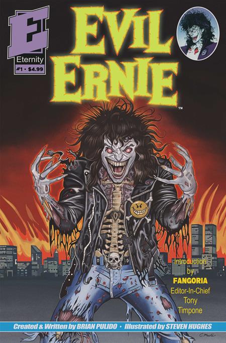 EVIL ERNIE #1 (35TH ANNIVERSARY FACSIMILE EDITION CVR C ERIC MACHE GLOW IN THE DARK VAR) - PREORDER