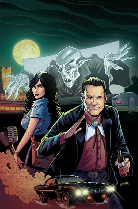 MONSTERVISION FEATURING JOE BOB BRIGGS AND DARCY #1 (CVR G DAVE ACOSTA LTD VIRGIN VAR) - PREORDER