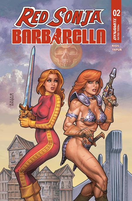 RED SONJA BARBARELLA #2 (CVR A JOSEPH MICHAEL LINSNER) - PREORDER