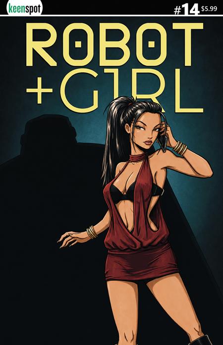ROBOT + GIRL #14 (CVR B MIKE WHITE SHADOW PERSON VAR) - PREORDER