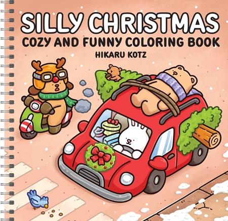 SILLY CHRISTMAS COZY AND FUNNY COLORING BOOK FOR ADULTS AND TEENS TP - PREORDER