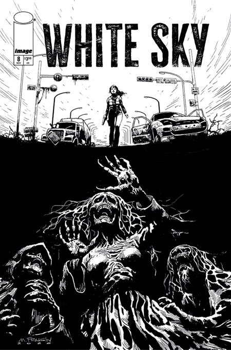 WHITE SKY #8 (CVR B MARCELO FRUSIN B&W VAR (MR)) - PREORDER