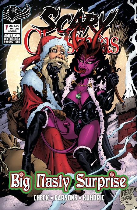 SCARY CHRISTMAS BIG NASTY SURPRISE #1 (CVR B NEIL VOKES VAR (MR)) - PREORDER