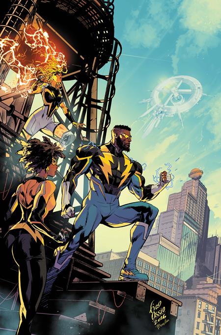 DC POWER BLACK LIGHTNING 50TH ANNIVERSARY SPECIAL #1 ((ONE SHOT) CVR B FICO OSSIO CARD STOCK VAR) - PREORDER