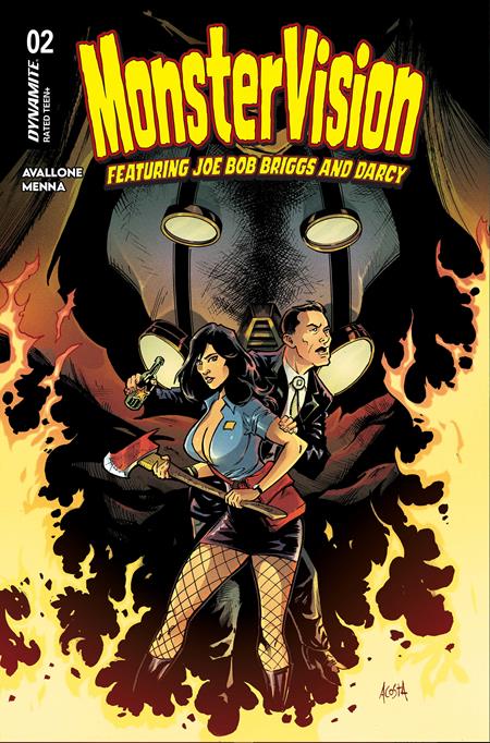 MONSTERVISION FEATURING JOE BOB BRIGGS AND DARCY #2 (CVR A DAVE ACOSTA) - PREORDER