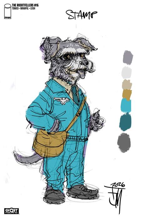 ROCKETFELLERS #16 (CVR C FRANCIS MANAPUL DESIGN SKETCH VAR) - PREORDER