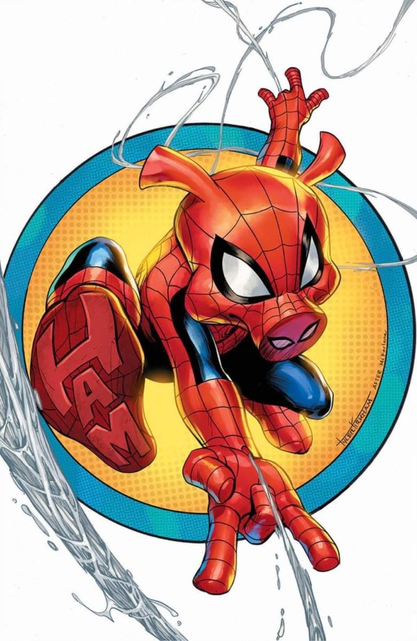 Edge of Spider-Verse #4 (Unknown Comics / Street Level Hero / Comic Traders/ Frankie's Comics / 616 Comics Tyler Kirkham Virgin Variant)