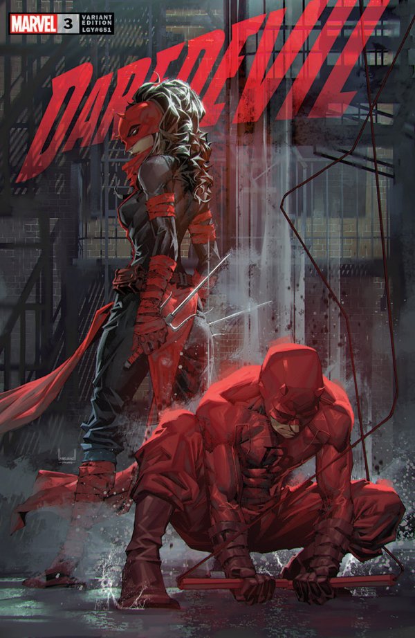 Daredevil #3 (Unknown Comics / Street Level Hero / Comic Traders / Antihero Gallery / 616 Comics Kael Ngu Variant)