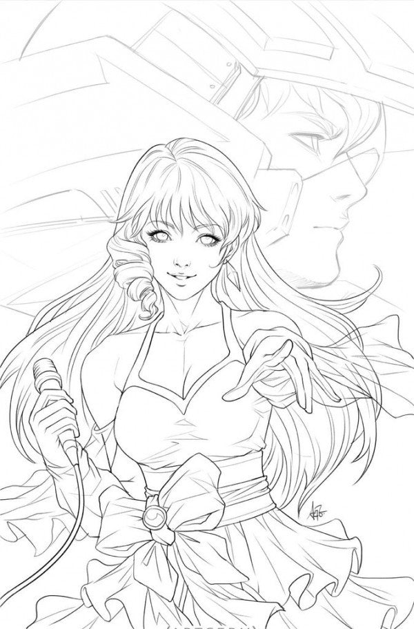 Robotech #1 (Unknown Comics Stanley 'Artgerm' Lau Sketch Variant)