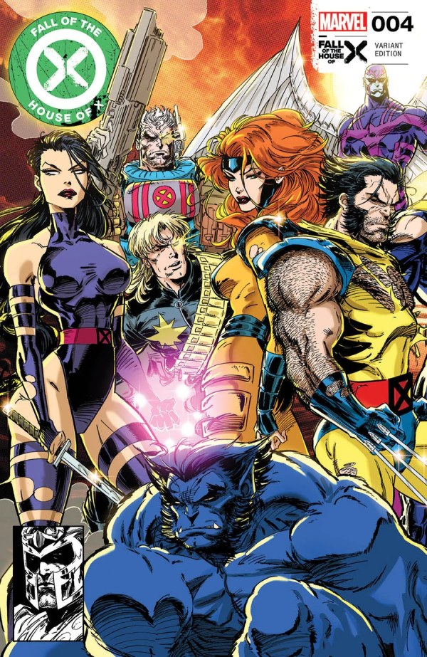 Fall of the House of X #4 (Unknown Comic Books / Comic Traders / Sleeping Giant Kaare Andrews Connecting Variant)