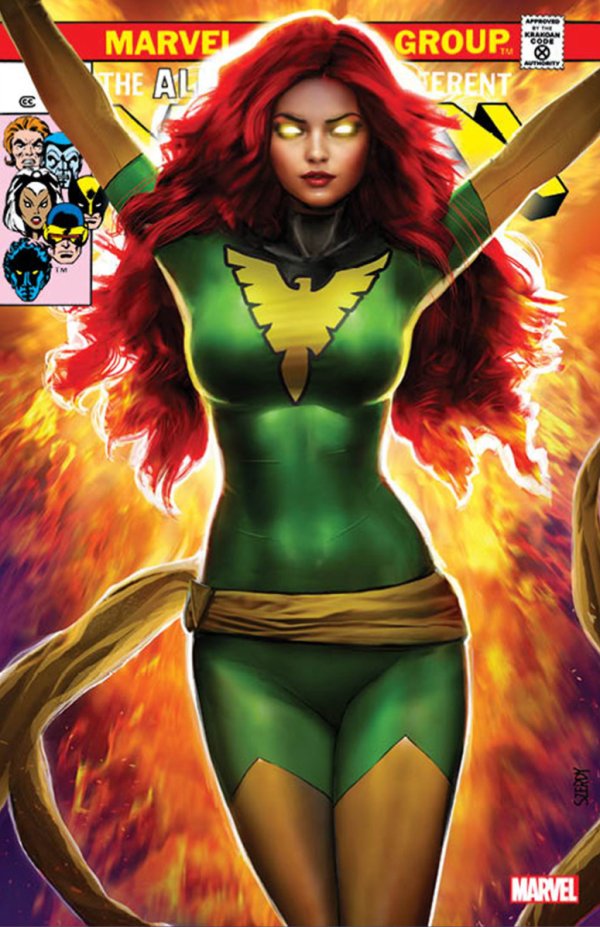 The X-Men #101 (Nathan Szerdy Unknown / 616 / Comic Traders / Antihero Gallery Exclusive Facsimile Edition Green Variant)