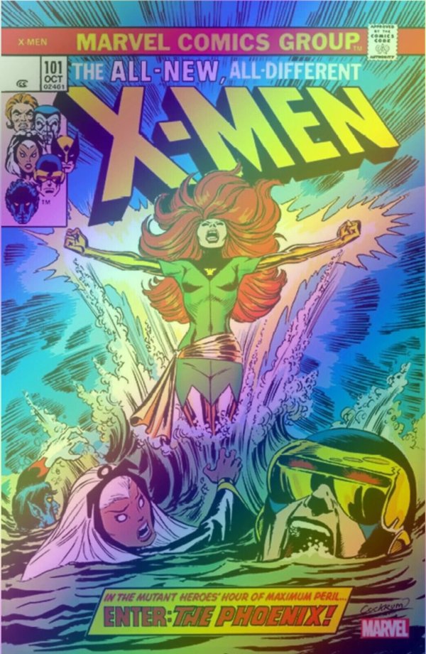 The X-Men #101 (Unknown Comics / (616) Comics / Comic Traders / Antihero Gallery Foil Facsimile Edition)