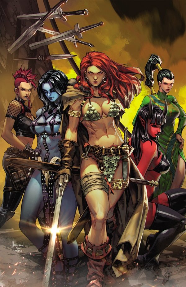 Red Sonja: Age of Chaos #3 (Unknown Comics Kael Ngu Variant)