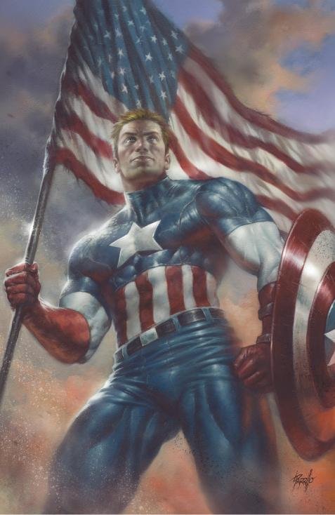 Captain America #1 (Lucio Parrillo Variant B)