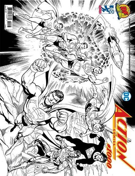 Action Comics #1000 (Dynamic Forces Dan Jurgens Wraparound Line Art Variant)