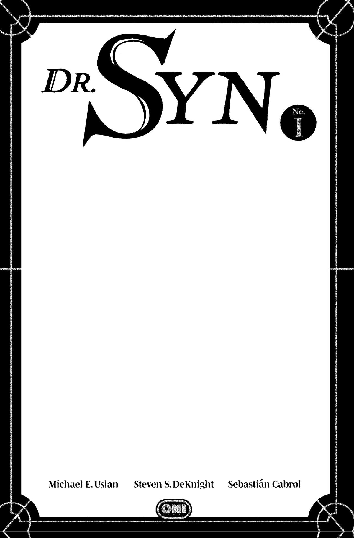 Dr Syn #1 (Cover D Blank Sketch Var) - PREORDER