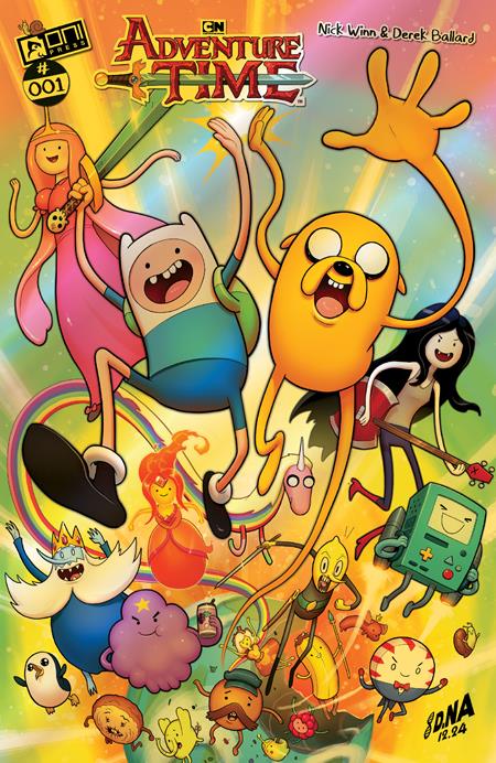Adventure Time #1 (Cover G David Nakayama Gold Foil Variant)