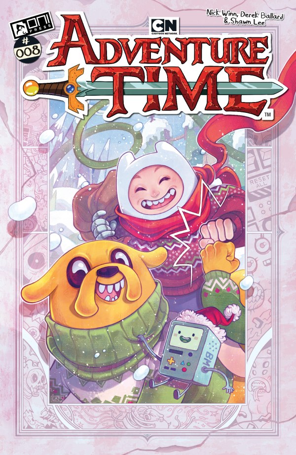 Adventure Time #8 (Cover D 1:10 Elizabeth Beals Triptych Variant)