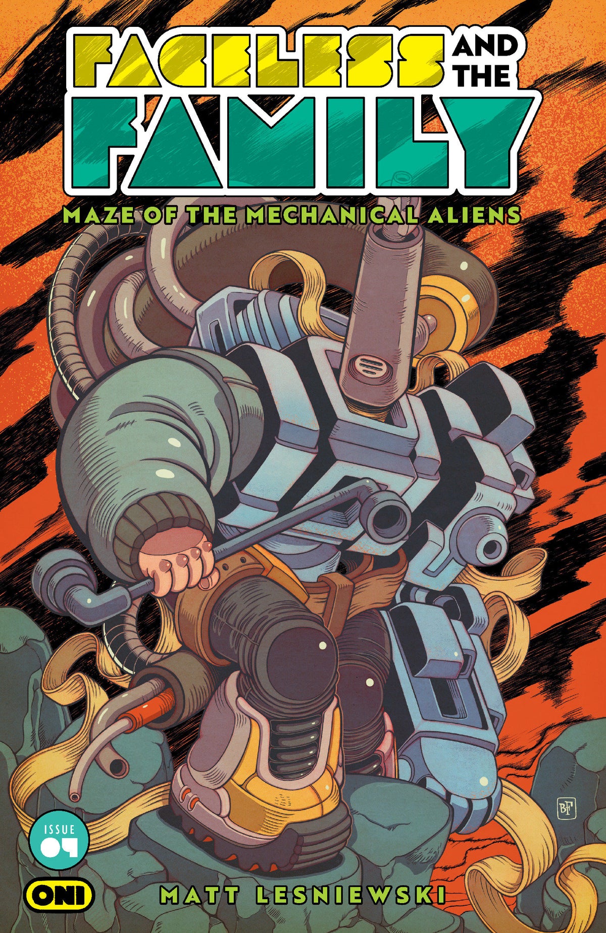 FACELESS AND THE FAMILY MAZE OF THE MECHANICAL ALIENS #4 (CVR B BILLY FOWLER VAR) - PREORDER