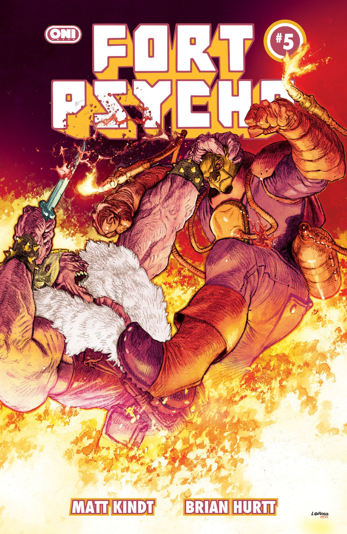 Fort Psycho #5 (Cover B Lewis LaRosa Var) - PREORDER