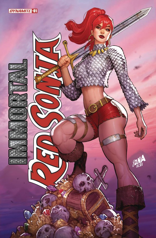 Immortal Red Sonja #1 (Unknown Comics David Nakayama Foil Card Stock Variant)