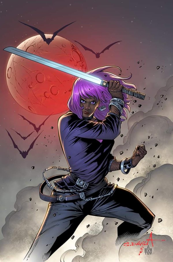 Bloodline: Daughter of Blade #1 (Unknown Comics / 616 Comics / Comic Traders / Antihero Gallery Sergio Dávila Virgin Variant)