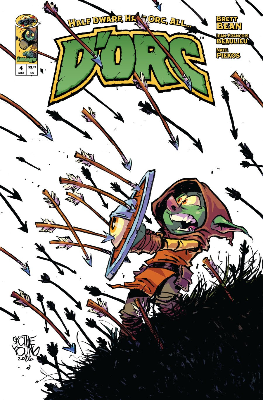 D'Orc #4 (Cover B Skottie Young Variant)
