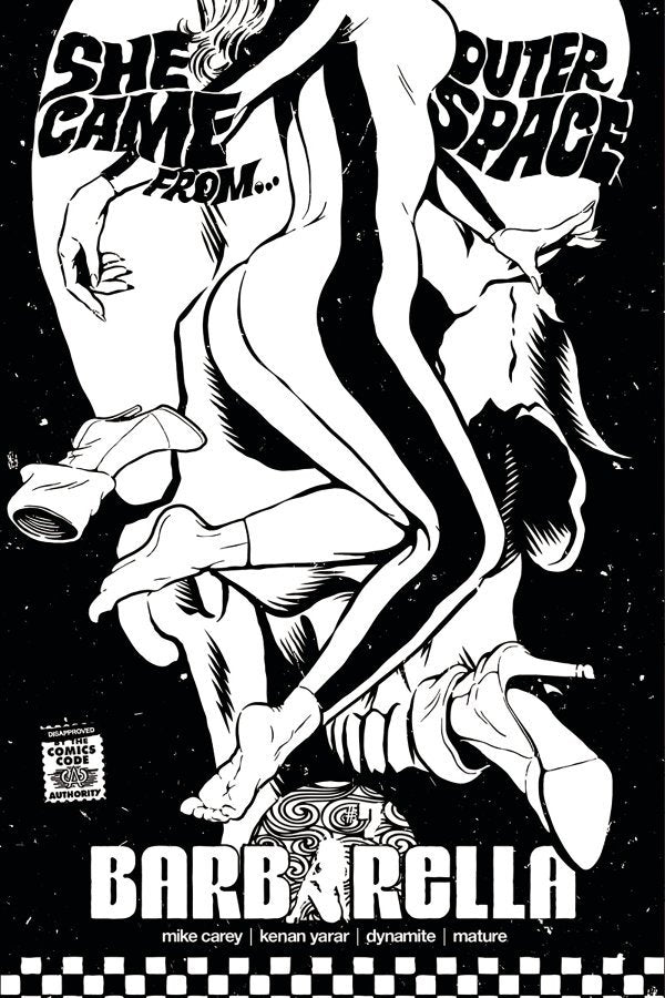 Barbarella #7 (Cover F 1:10 Billy B&w Cover)