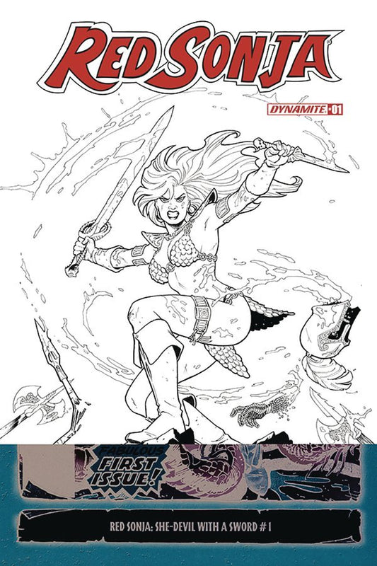 Red Sonja #1 (1:20 Conner B&w Cover)