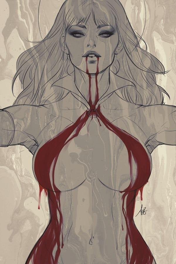 Vampirella #1 (Cover U 1:25 Stanley 'Artgerm' Lau Sneak Peek Virgin Variant)