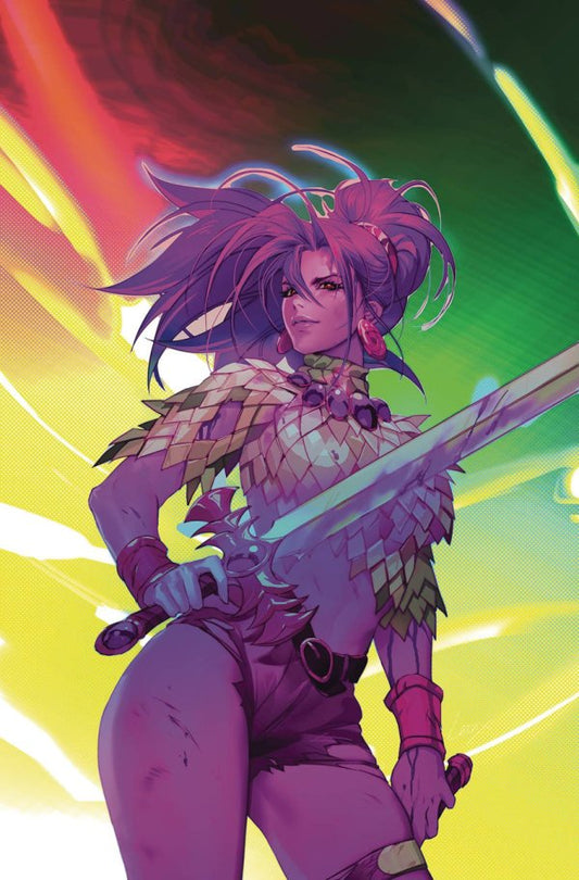 Immortal Red Sonja #10 (Cover O 1:10 FOC Leirix Ultraviolet Virgin)