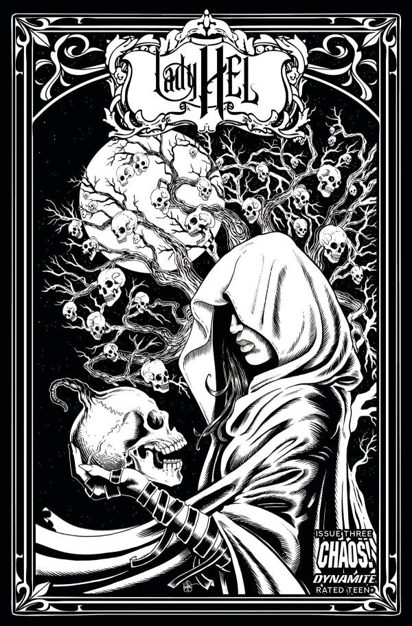 Lady Hel #3 (Cover Q 1:7 FOC Haeser B&W)