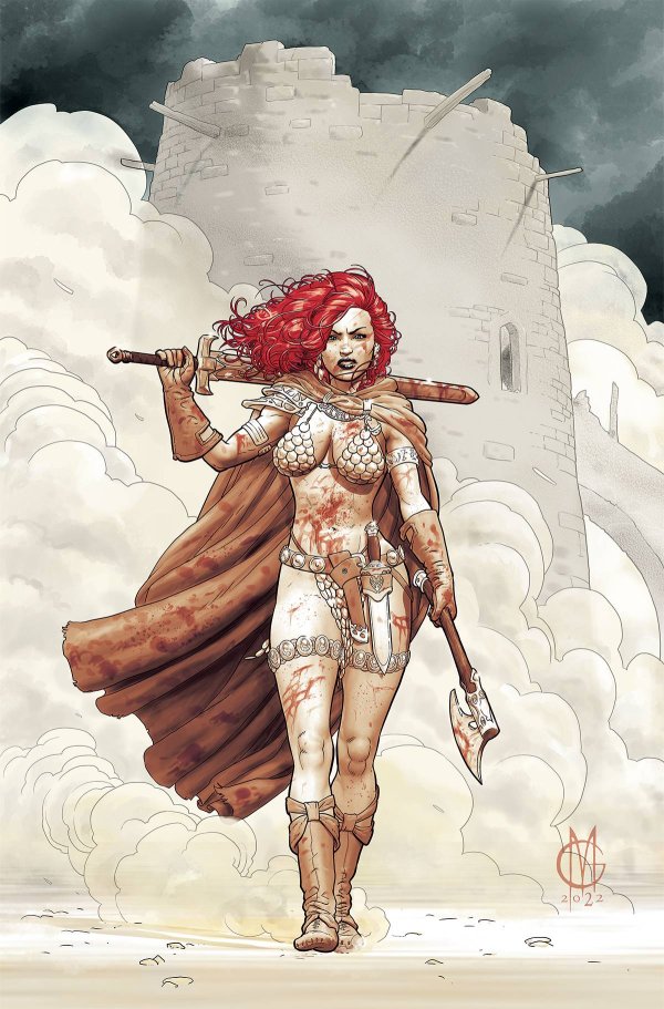 Unbreakable Red Sonja #4 (Cover J 1:25 Matteoni Virgin)