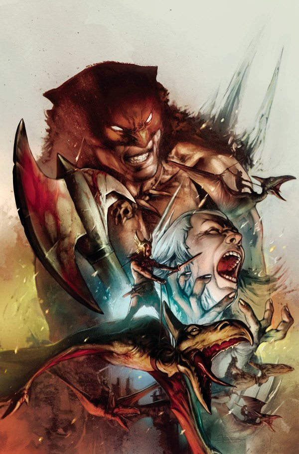 Fire and Ice #4 (Cover G 1:15 Leonardo Manco Virgin Variant)