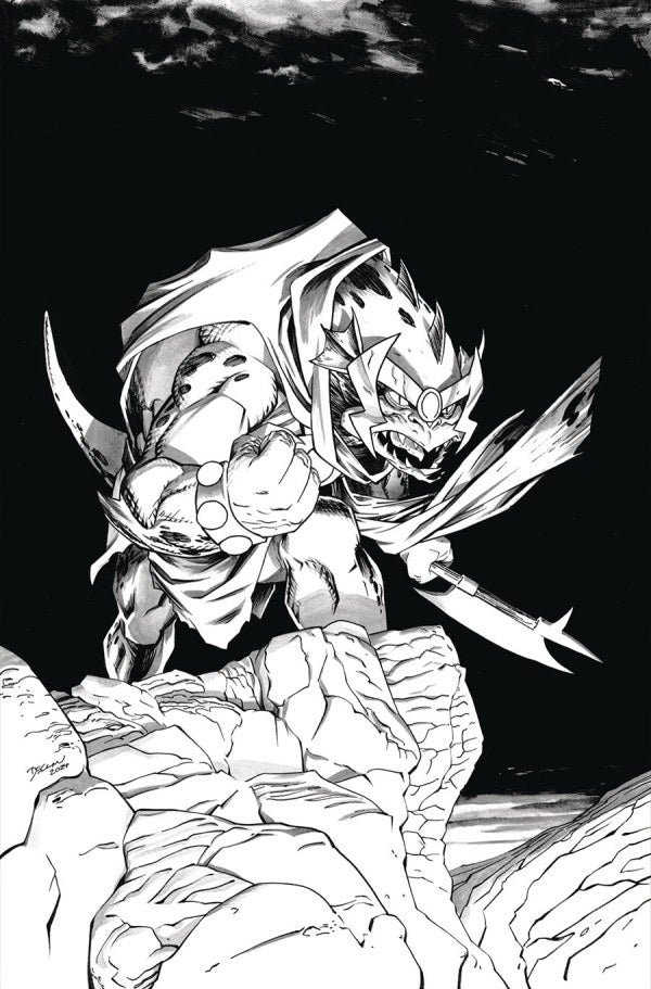 Thundercats #10 (Cover M 1:15 Declan Shalvey Black & White Virgin Variant)