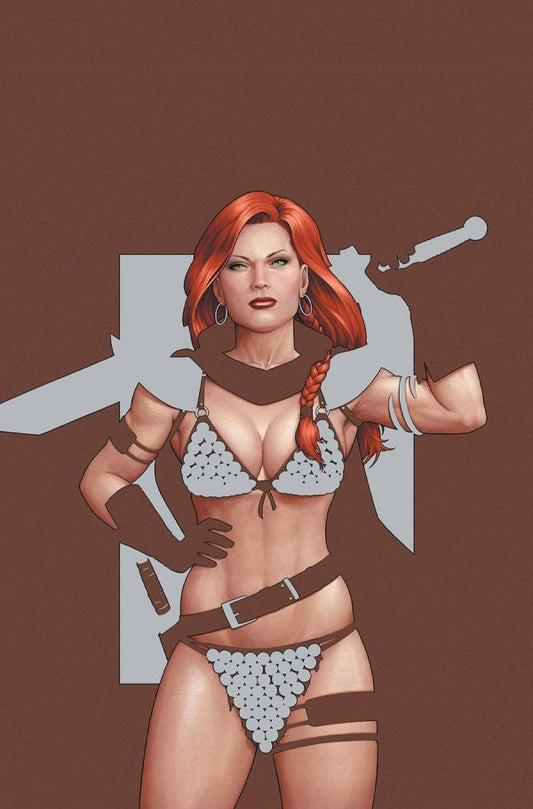 Red Sonja: Empire of the Damned #1 (Cover T 1:10 John Tyler Christopher Foil Virgin Variant)