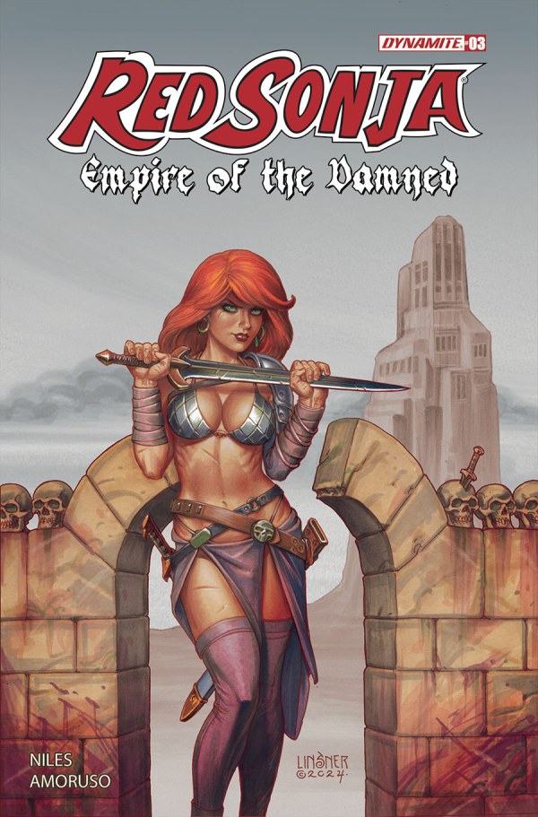 Red Sonja: Empire of the Damned #3 (Cover G 1:10 Joseph Michael Linsner Foil Variant)