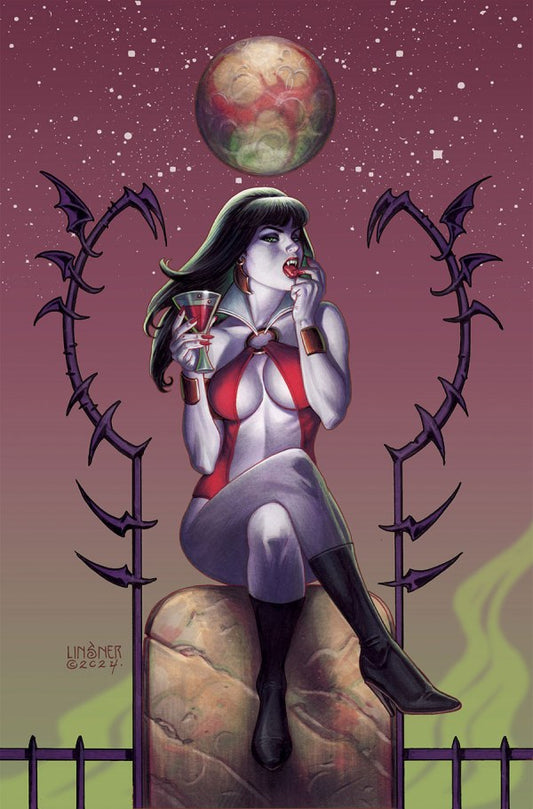 Vampirella: Dark Reflections #1 (FOC CVR Z 1:7 Joseph Michael Linsner Foil Virgin Variant)
